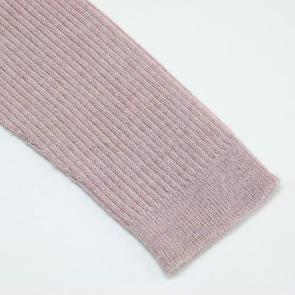 24秋冬 ハイネック リブ グリッター プルオーバー / AGING WOOL RIBNATURE TURTLE NECK ニット 長袖 コンパクト ウール