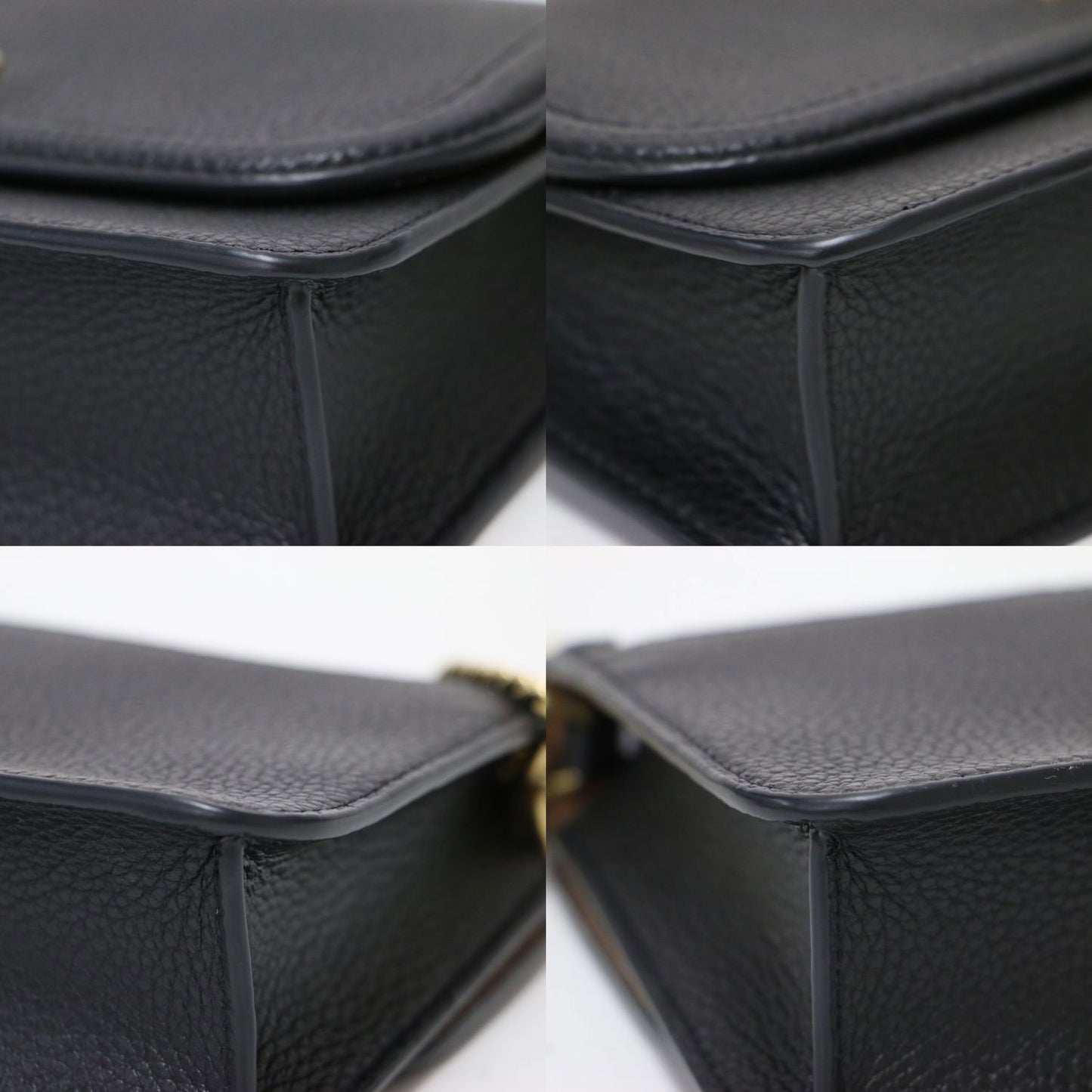 レガシー チェーン クロスボディ バッグ / ショルダーバッグ 肩掛け ロゴ レザー