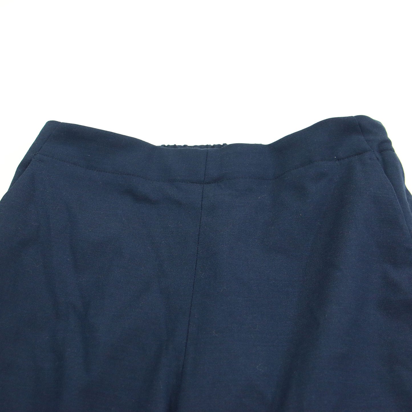 ストレートパンツ / センタープレス バックゴム ストレッチ