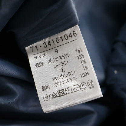 ストレートパンツ / センタープレス バックゴム ストレッチ