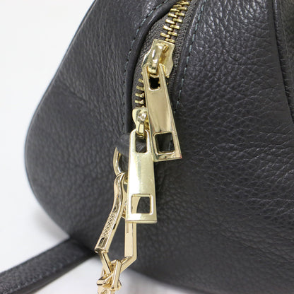 2WAY ミニ ボストン ハンドバッグ / ショルダーバッグ 肩掛け クロスボディ レザー