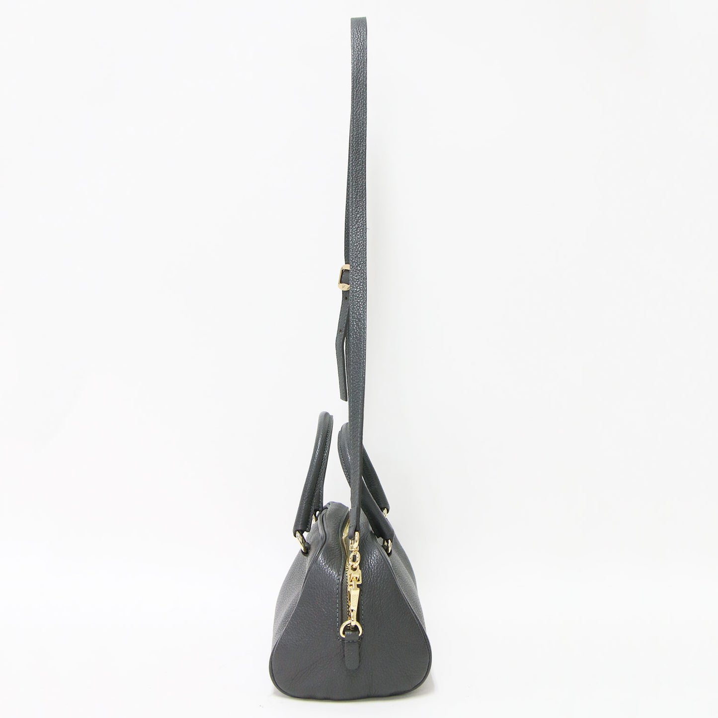 2WAY ミニ ボストン ハンドバッグ / ショルダーバッグ 肩掛け クロスボディ レザー