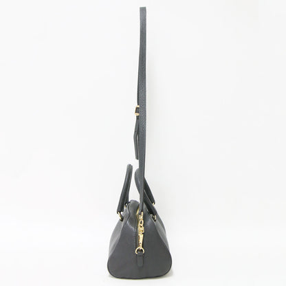 2WAY ミニ ボストン ハンドバッグ / ショルダーバッグ 肩掛け クロスボディ レザー