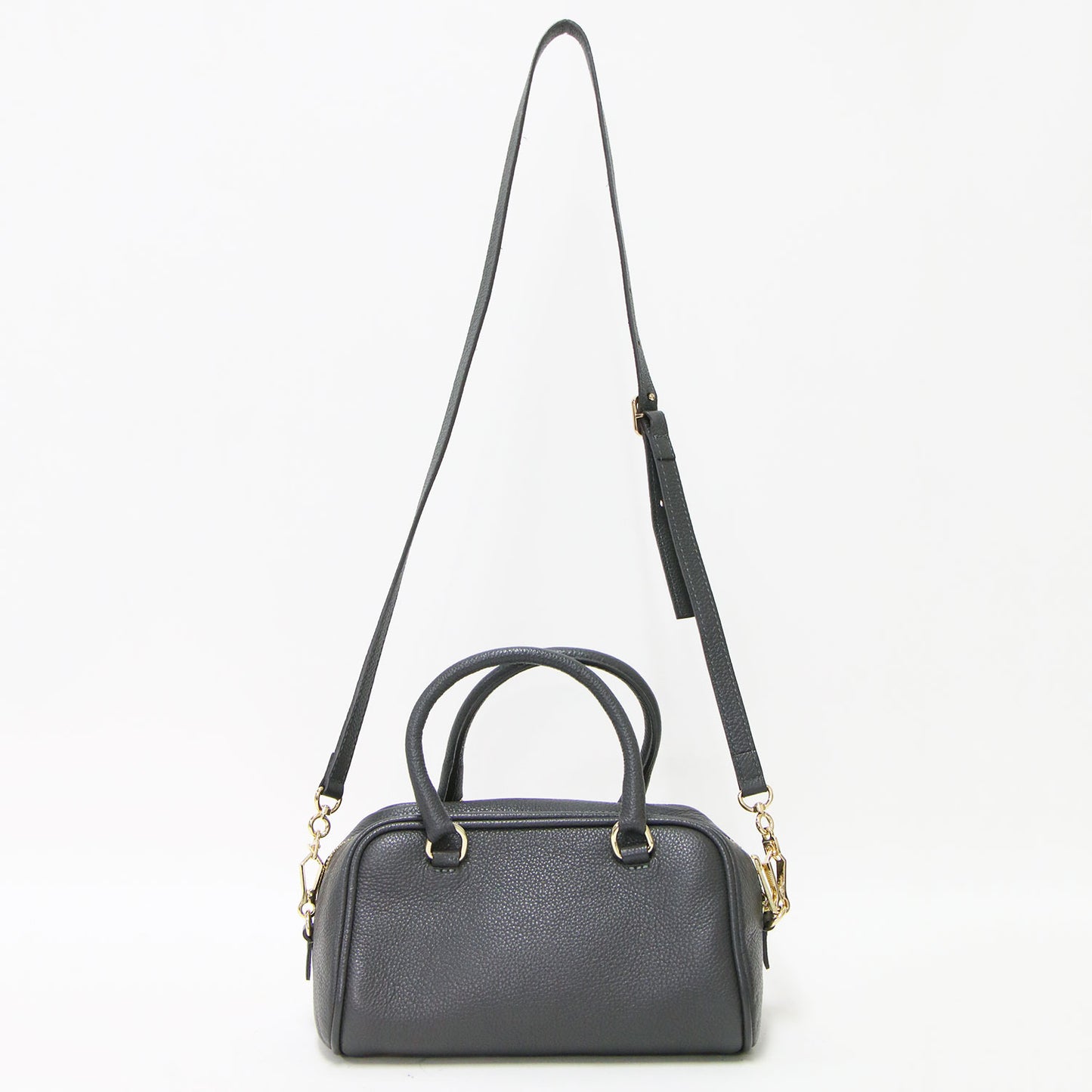 2WAY ミニ ボストン ハンドバッグ / ショルダーバッグ 肩掛け クロスボディ レザー