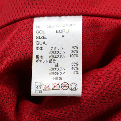 フード付き フェイクファー ポンチョ / フリース ワイド スナップボタン ケープ ウォッシャブル