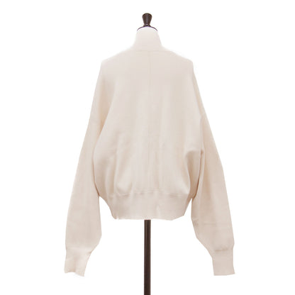 スポンディッシュニット ハーフジップ プルオーバー / ドロップショルダー 長袖 サムホール ハイゲージ ウォッシャブル