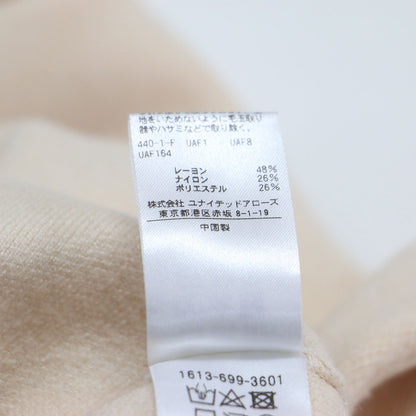 スポンディッシュニット ハーフジップ プルオーバー / ドロップショルダー 長袖 サムホール ハイゲージ ウォッシャブル