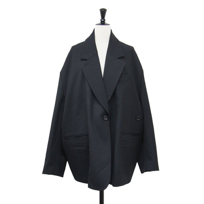 2way テーラード オーバー ジャケット / TAILORED OVER JACKET ブレザー ボタン ウーリー糸 ポリーナ