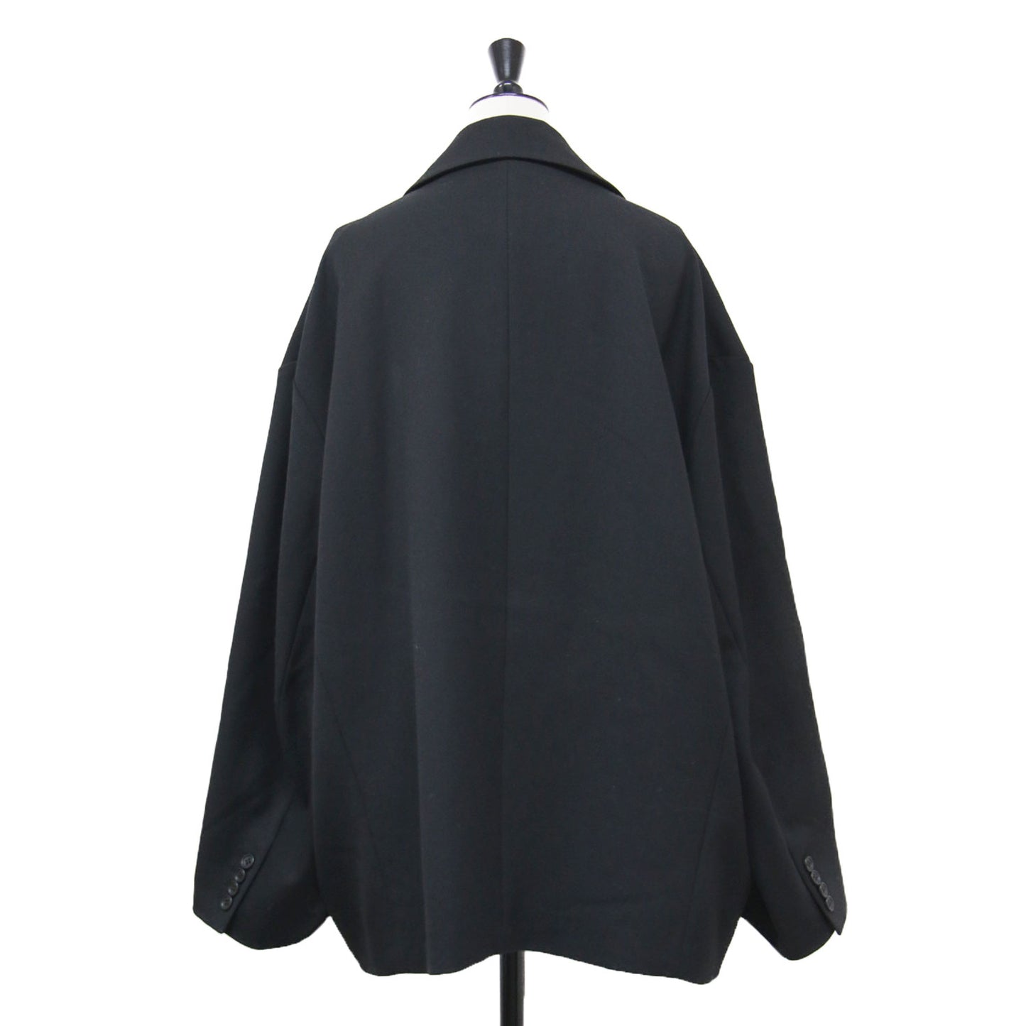 2way テーラード オーバー ジャケット / TAILORED OVER JACKET ブレザー ボタン ウーリー糸 ポリーナ