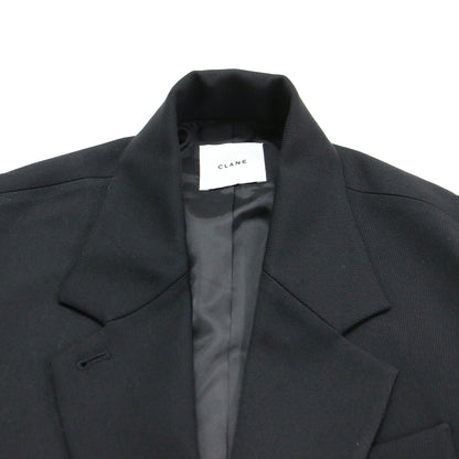 2way テーラード オーバー ジャケット / TAILORED OVER JACKET ブレザー ボタン ウーリー糸 ポリーナ