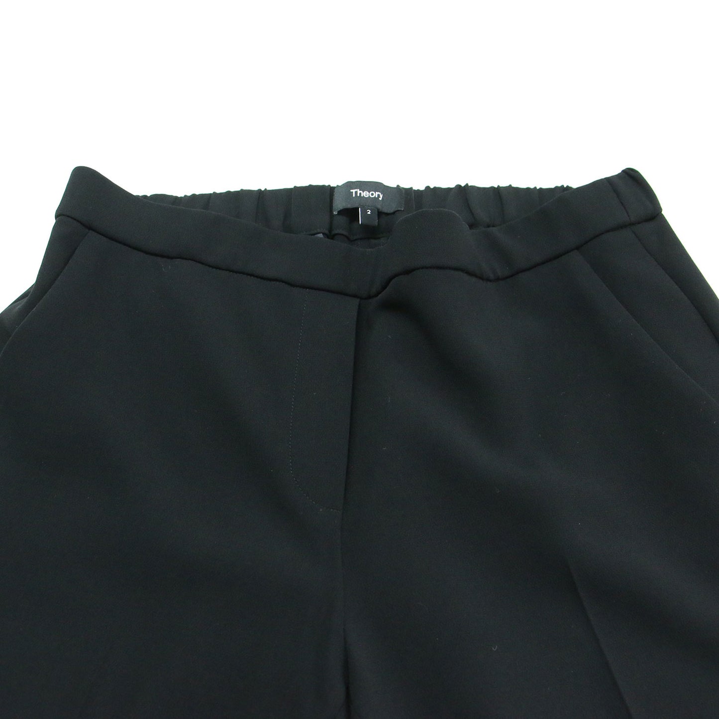 24春夏 ジョーゼットテーパードパンツ / イージーパンツ アンクル丈 ウエストゴム ストレッチ ウォッシャブル