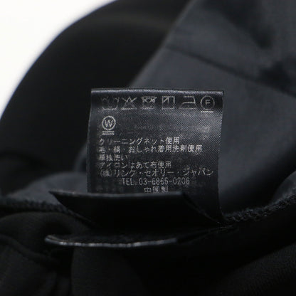 24春夏 ジョーゼットテーパードパンツ / イージーパンツ アンクル丈 ウエストゴム ストレッチ ウォッシャブル
