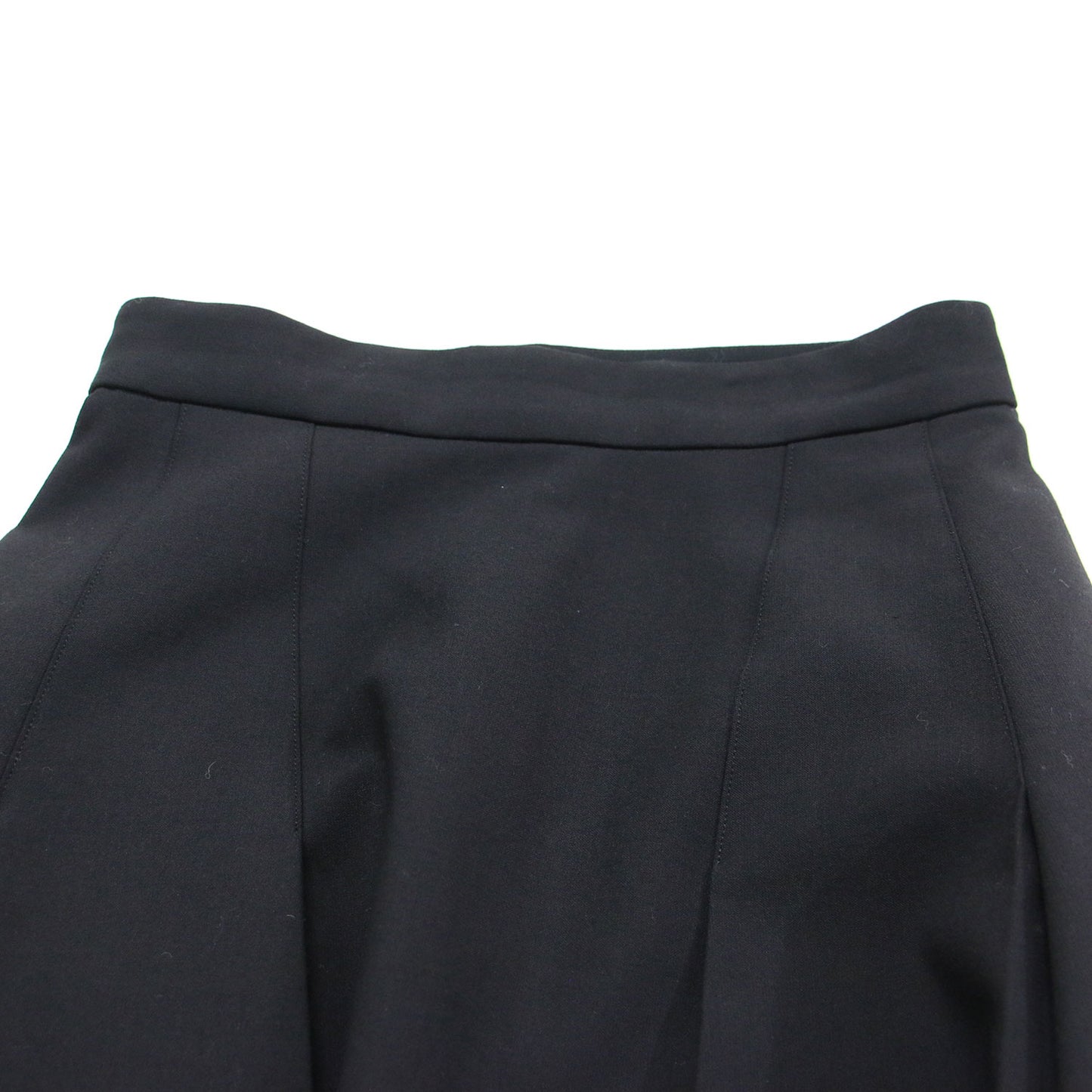ダブルクロス タック スカート / ロング丈 フレア ステッチ ストレッチ