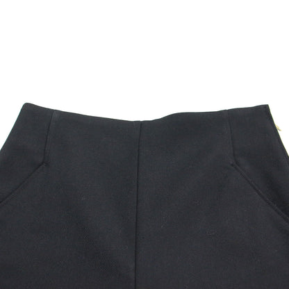 21秋冬 ストレッチ ショートパンツ / 膝上丈 Aライン ジップ ポケット