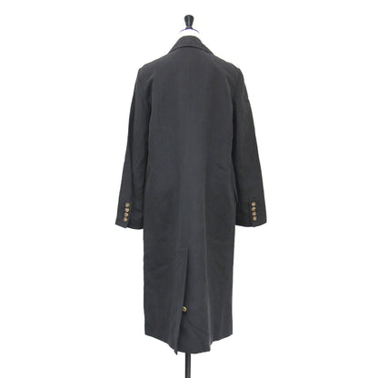 ペアウッド リネン ブレンド ロングコート / Parwood Linen Blend long Coat テーラード 長袖 ダブル
