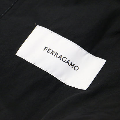 23秋冬 テクニカルフェイル トレンチ / Technical Faille Trench ドロップショルダー 長袖 オーバーサイズ ベルト付き ナイロン コットン レザー