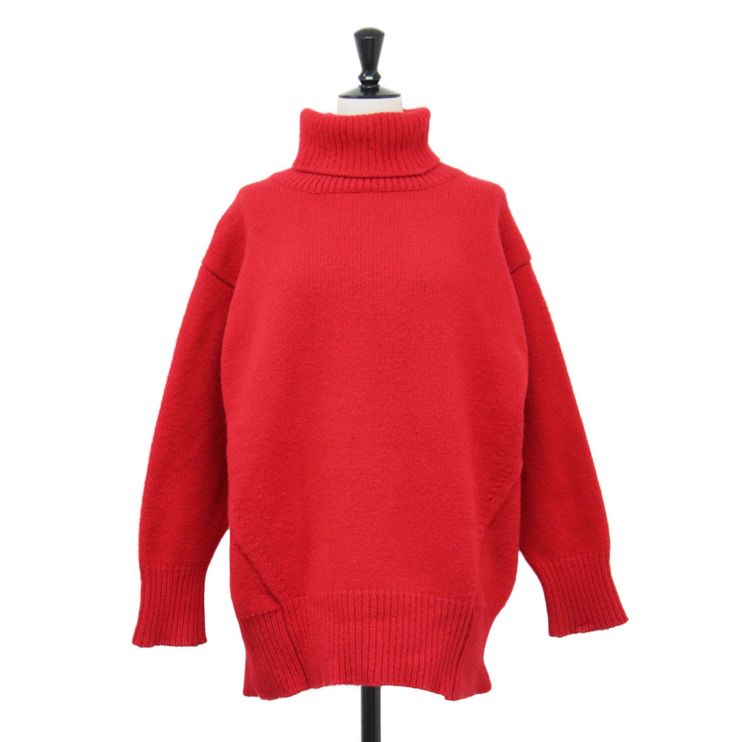 20秋冬 ファインメリノ タートル プルオーバー / ニット 長袖 ワイド ドロップショルダー ウール