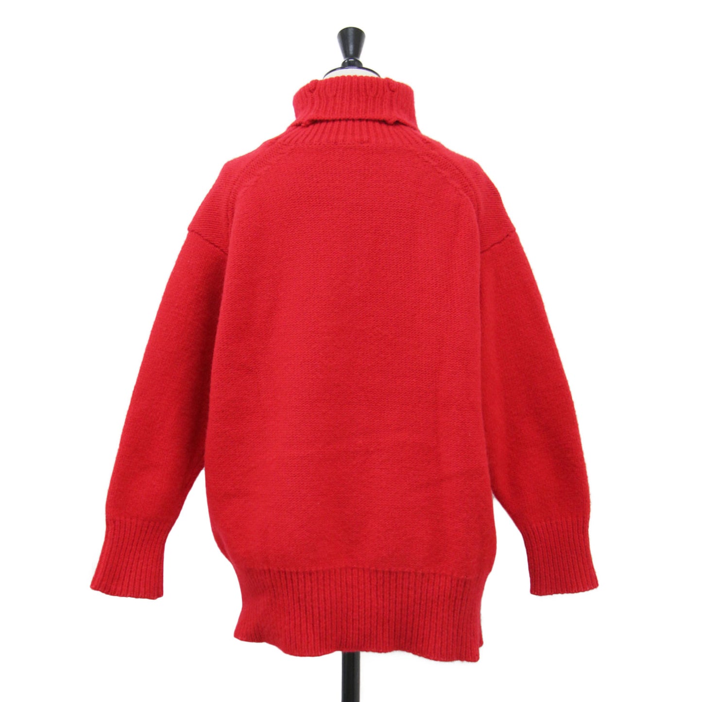 20秋冬 ファインメリノ タートル プルオーバー / ニット 長袖 ワイド ドロップショルダー ウール