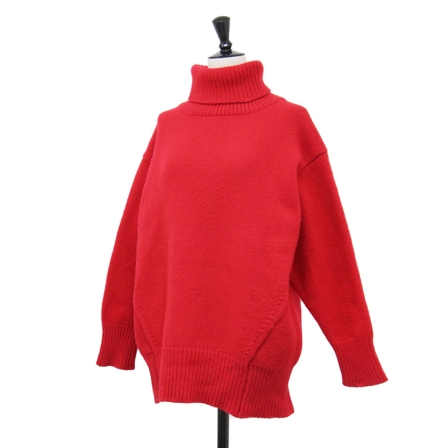 20秋冬 ファインメリノ タートル プルオーバー / ニット 長袖 ワイド ドロップショルダー ウール