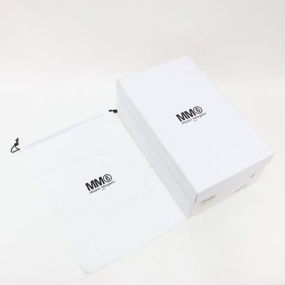 レザー プラットフォーム パンプス / チャンキーヒール ラウンドトゥ ボリュームソール