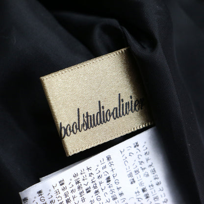 25秋冬 フェイクファー ロング ダウンコート / ジャケット 長袖 ハイネック Aライン ジップダウン