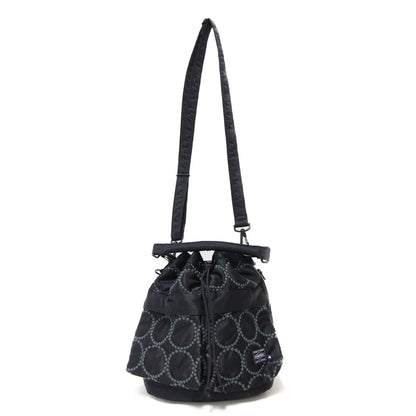 × mina perhonen タンバリン 巾着 ショルダーバッグ / tambourine 2WAY TOOL BAG ハンドバッグ ロゴ 刺繍 肩掛け クロスボディ