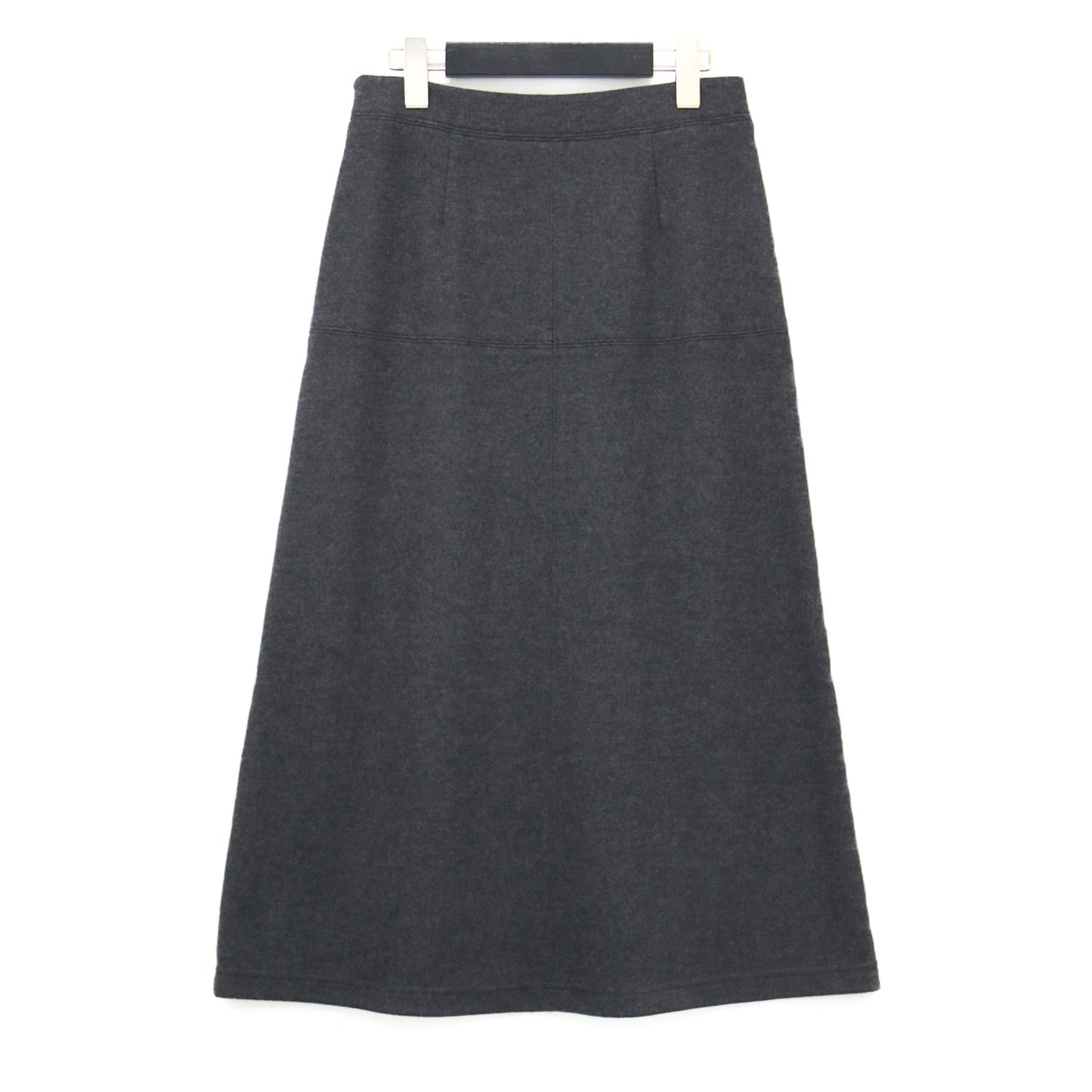 24秋冬 ナローフレア スカート / DAHLIA JERSEY ERIO ロング丈 Aライン ミルドスムース ウール ウォッシャブル