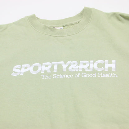 サイエンス クルーネック プルオーバー / SCIENCE CREWNECK PULLOVER スウェット 長袖 ドロップショルダー ロゴプリント 裏起毛 コットン