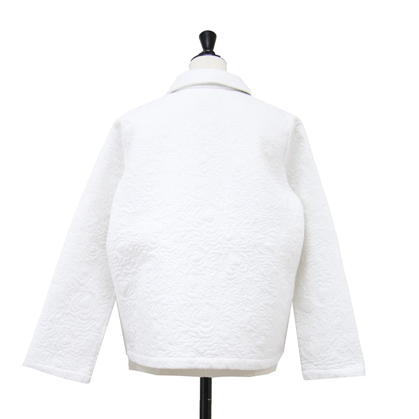 23春夏 vintage エンブロイダリー キルティング ジャケット / Embroidery Quilted Jacket 長袖 ボタンレス 刺繍 コットン