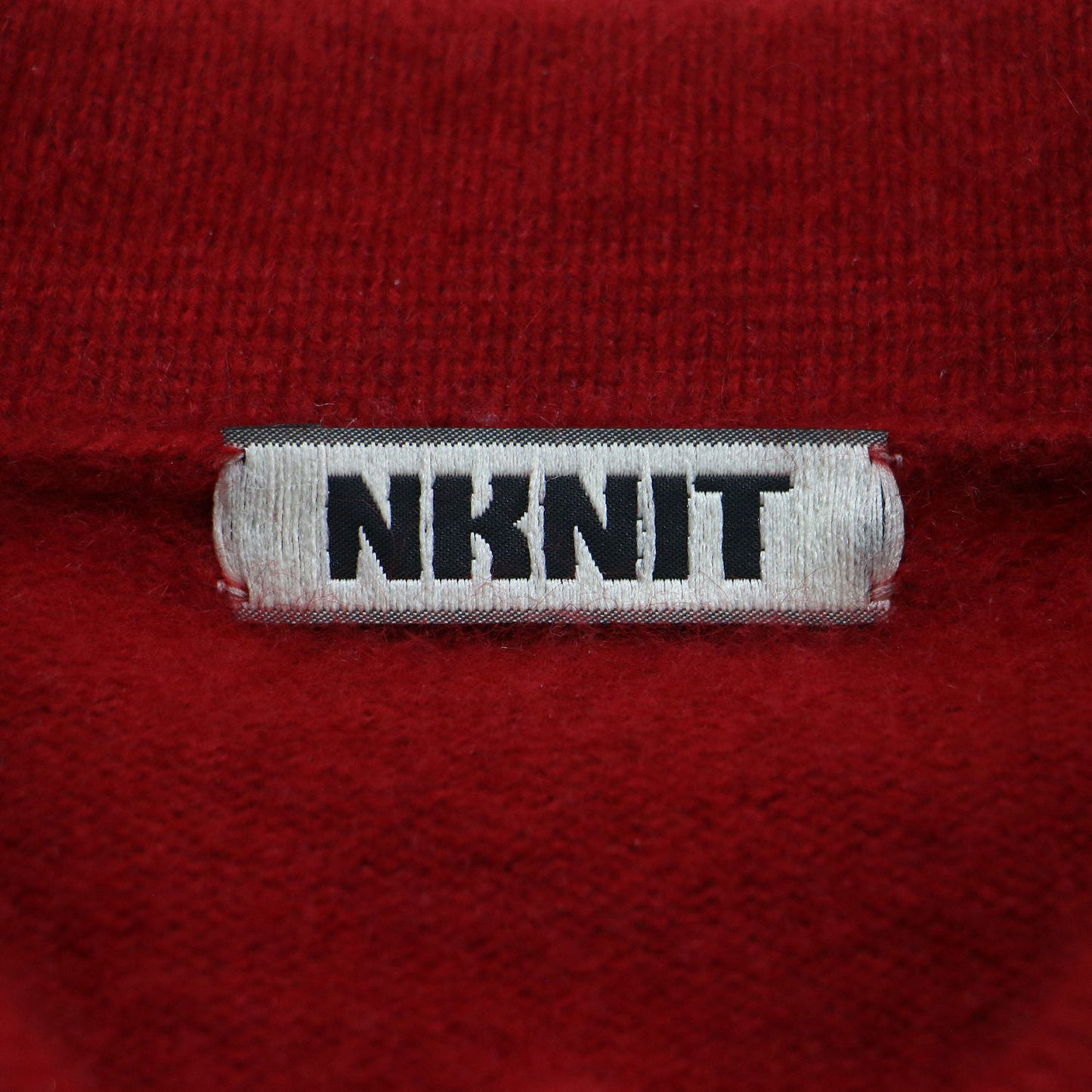 24秋冬 ラクーン メタルボタン ポロニット / raccoon mix skipper KNIT プルオーバー 長袖 クロップド丈 コンパクト ウール