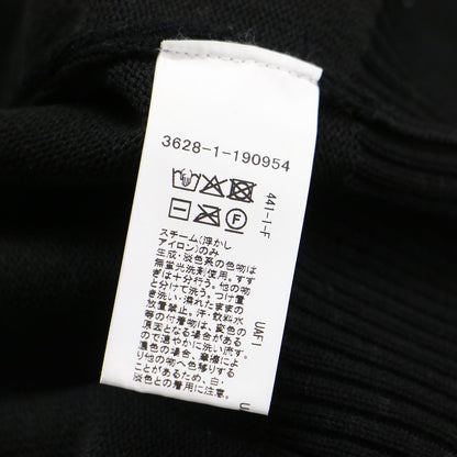 25秋冬 ポロニット カーディガン / 長袖 クロップド丈 ワイド ボリュームスリーブ