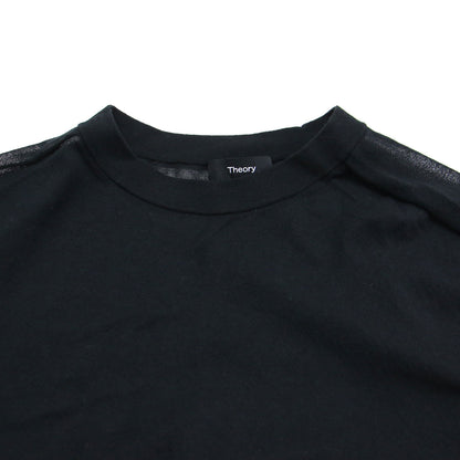 24春夏 シアー クロップド プルオーバー ニット / Airy Cotton Cropped CN PO J ショート丈 クルーネック 長袖 コットン