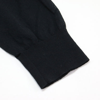 24春夏 シアー クロップド プルオーバー ニット / Airy Cotton Cropped CN PO J ショート丈 クルーネック 長袖 コットン