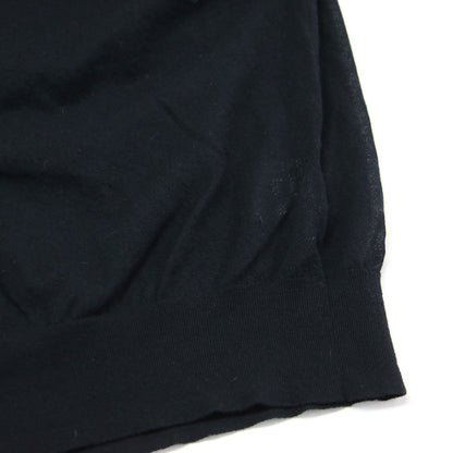 24春夏 シアー クロップド プルオーバー ニット / Airy Cotton Cropped CN PO J ショート丈 クルーネック 長袖 コットン