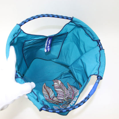 ドリームキャッチャー柄 エコバッグ / DREAMCATCHER トートバッグ 刺繍 A4 折り畳み