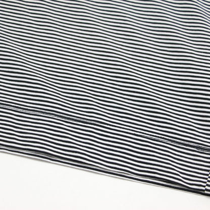 60/2 コットン天竺 UV Tシャツ / プルオーバー クルーネック 半袖 ボーダー ストレッチ コットン ウォッシャブル
