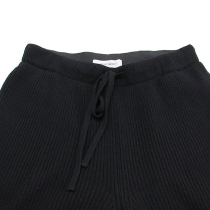 × coz カシミヤ リブニット パンツ / CASHMERE RIB KNIT PANTS イージーパンツ ウエストゴム ドローコード