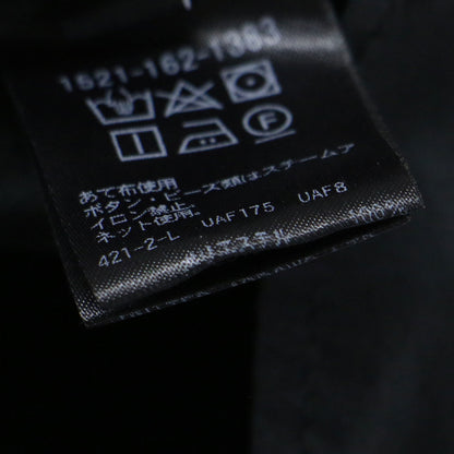 22秋冬 ハイネック ダーツ タックブラウス / Blouse 長袖 フリル Aライン フレア
