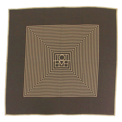 センターモノグラム シルクスカーフ / CENTERED MONOGRAM 正方形 大判 ロゴ
