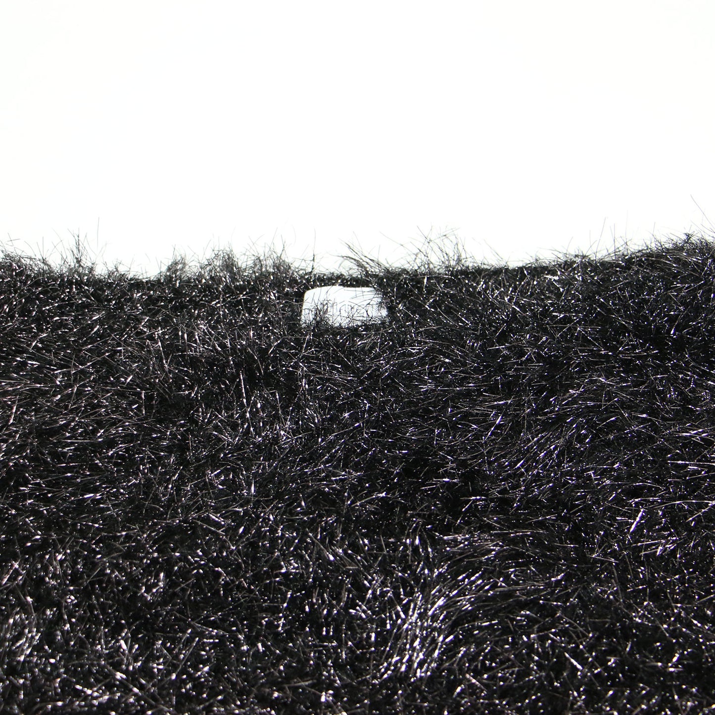 24秋冬 ショート ラメニット / PERMANENT プルオーバー 長袖 クルーネック ボリュームスリーブ