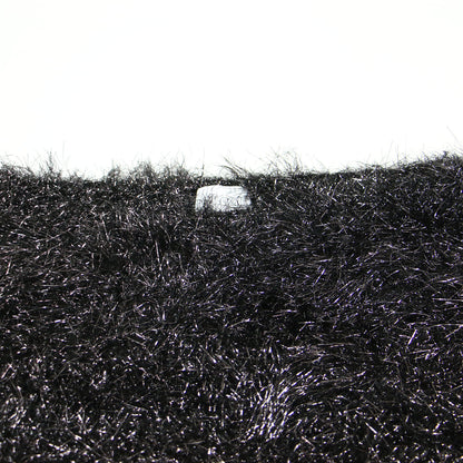 24秋冬 ショート ラメニット / PERMANENT プルオーバー 長袖 クルーネック ボリュームスリーブ