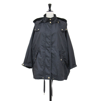 21春夏 アノラックパーカー / ANORAK ナイロンブルゾン ミディ丈 フーディ スタンドカラー 長袖 ラグラン ドルマンスリーブ ドローコード