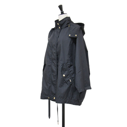 21春夏 アノラックパーカー / ANORAK ナイロンブルゾン ミディ丈 フーディ スタンドカラー 長袖 ラグラン ドルマンスリーブ ドローコード