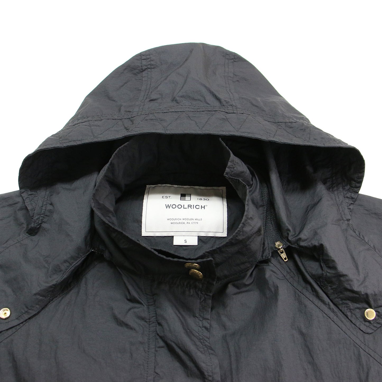 21春夏 アノラックパーカー / ANORAK ナイロンブルゾン ミディ丈 フーディ スタンドカラー 長袖 ラグラン ドルマンスリーブ ドローコード