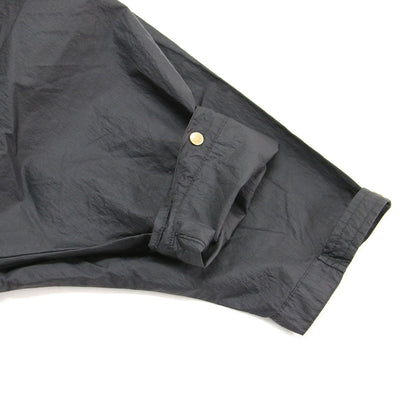 21春夏 アノラックパーカー / ANORAK ナイロンブルゾン ミディ丈 フーディ スタンドカラー 長袖 ラグラン ドルマンスリーブ ドローコード