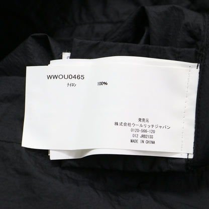 21春夏 アノラックパーカー / ANORAK ナイロンブルゾン ミディ丈 フーディ スタンドカラー 長袖 ラグラン ドルマンスリーブ ドローコード
