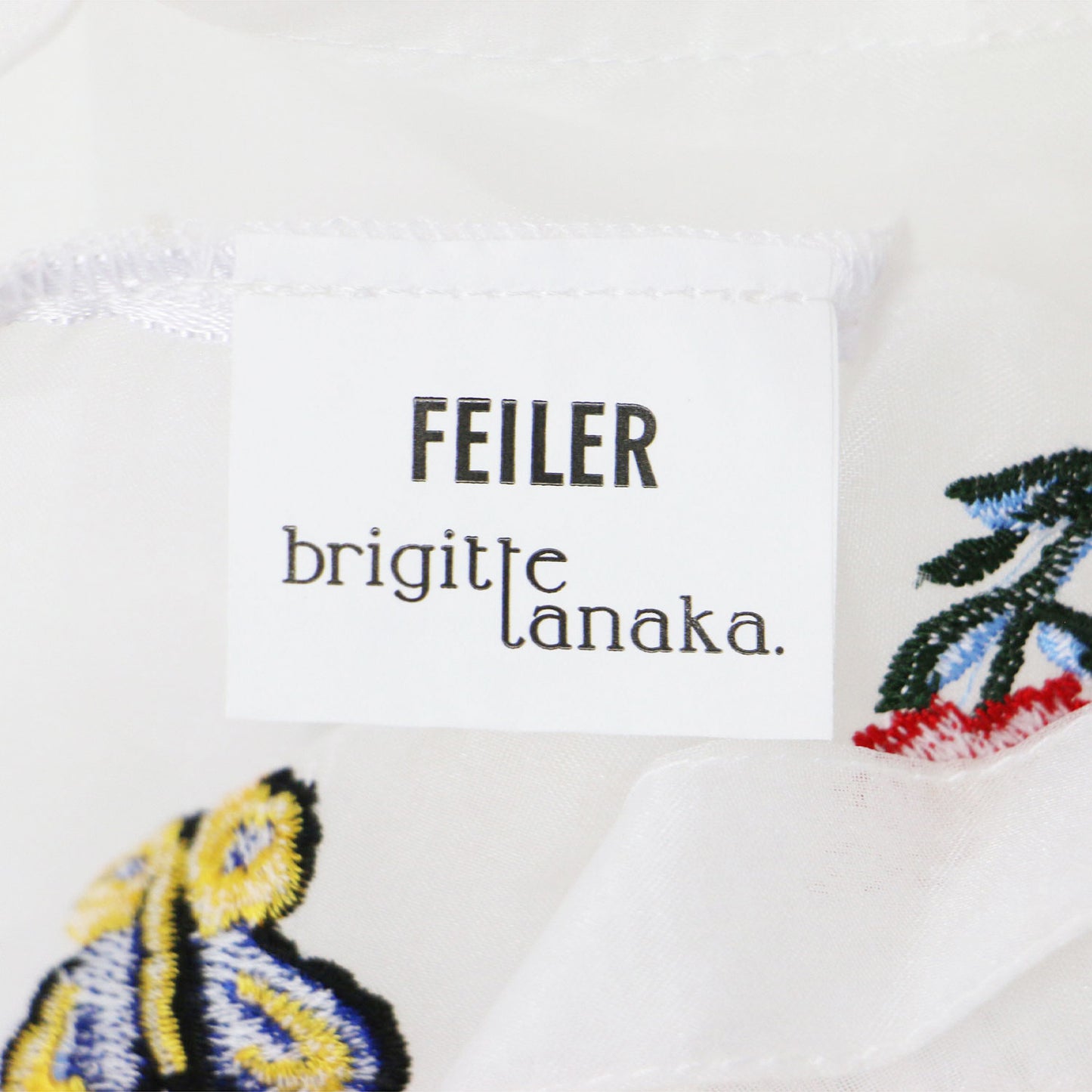× BRIGITTE TANAKA 25秋冬 ハイジ オーガンジー トートバッグ / HEIDI 肩掛け 刺繍