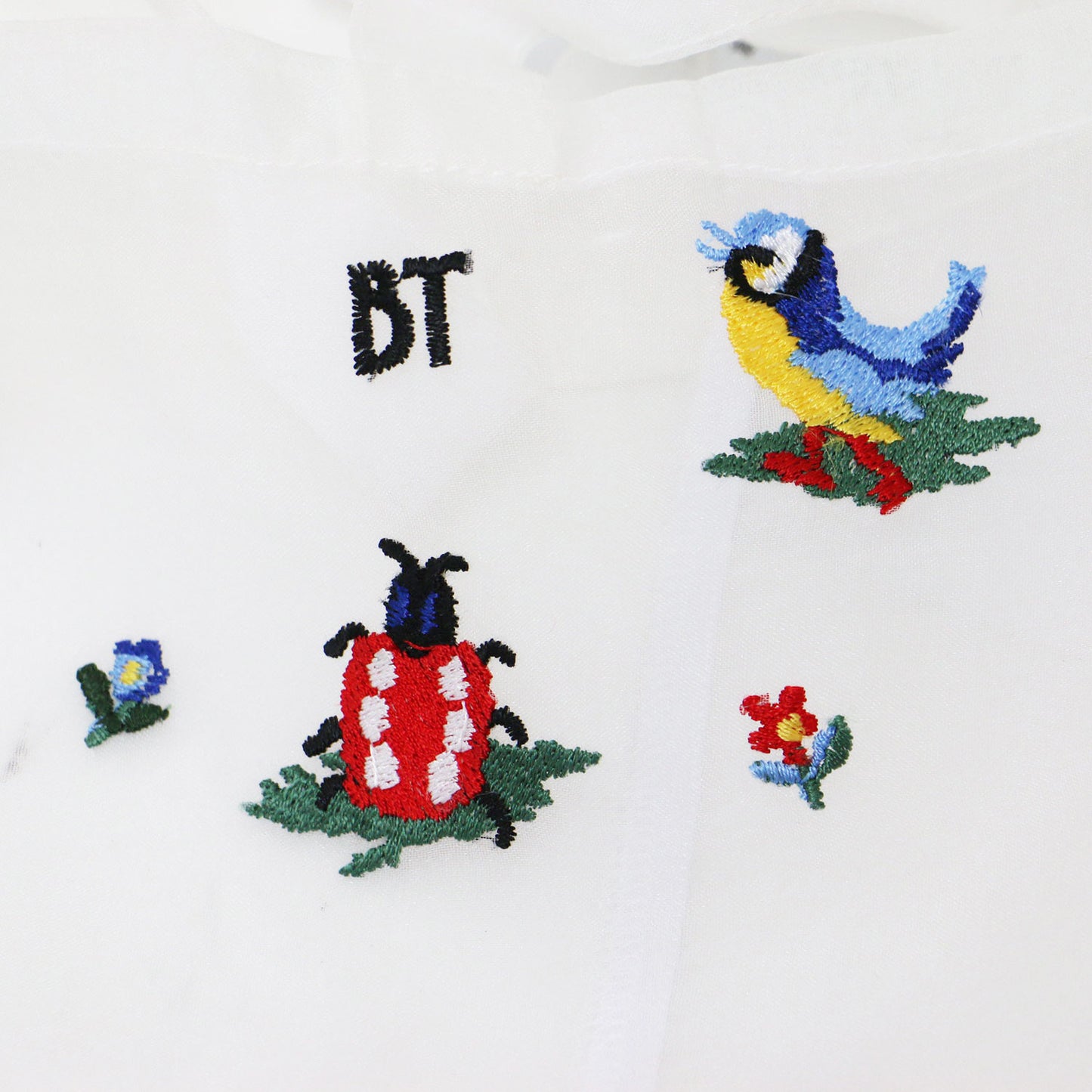 × BRIGITTE TANAKA 25秋冬 ハイジ オーガンジー トートバッグ / HEIDI 肩掛け 刺繍