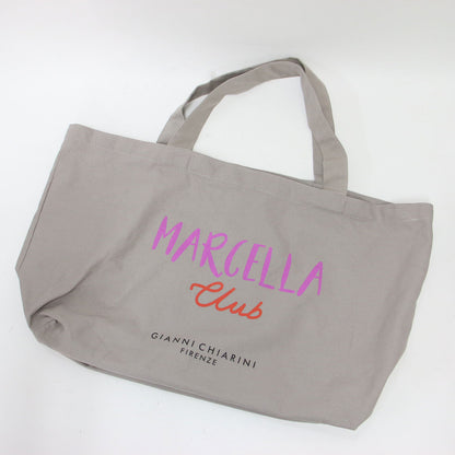 マルチェッラ チェック柄 トートバッグ / MARCELLA ハンドバッグ ポーチ付き 肩掛け ウール レザー