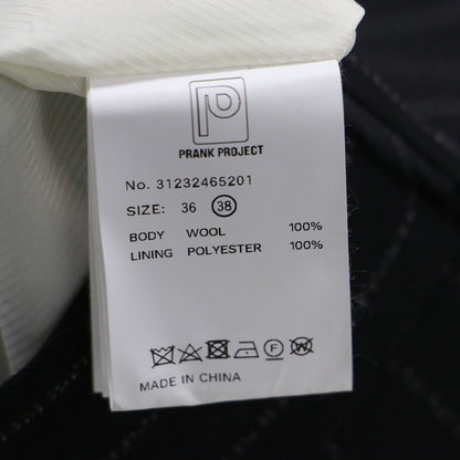 23秋冬 ムーンスリット アシメタック パンツ / Moon Slit Asymmetry Tack Pants スラックス フルレングス ハイウエスト 肌見せ カットアウト ワイド ストレート カットオフ